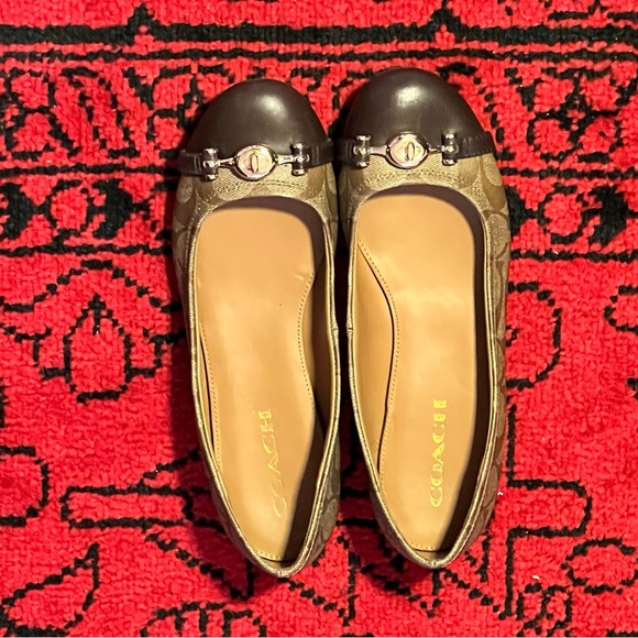 BNWOT Coach Ballerina Flats women’s size 7B - Picture 3 of 5